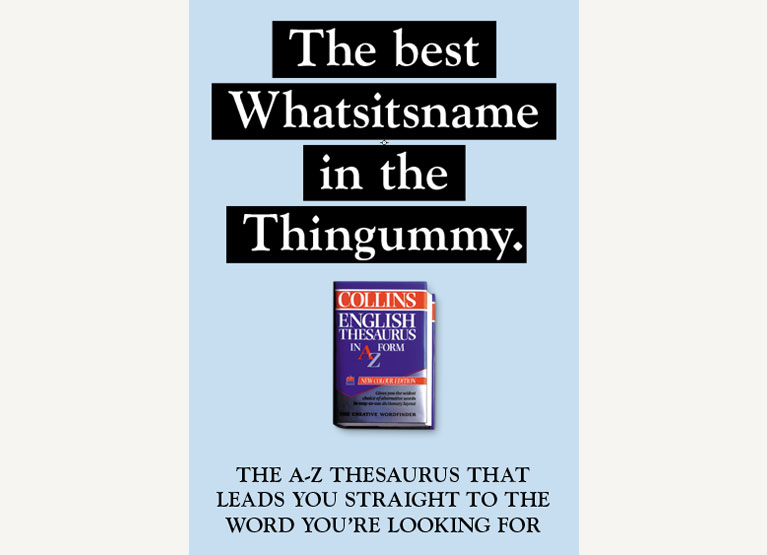 Collins Thesaurus ad